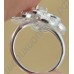 Кольцо Five uniflora silver plated ring